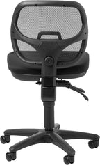 Office Star ProGrid Breathable Back Adjustable and Ergonomic Office Task Chair with Built-in Lumbar Support, Coal FreeFlex Fabric
