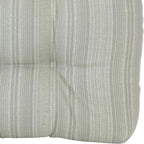 Klear Vu Wicker Solarium Indoor and Outdoor Chair Cushions for Patio Furniture, Kitchen and Dining Room, Water-Resistant Seat Pads, 19x18 Inches, 2 Pack, Boardwalk Stripe