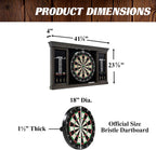 Barrington Official Size Dartboard Multiple Styles Pre-Assembled Pub Style Wood Dartboard Collection