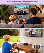 Charging Grip Stand for Switch 2 / Switch [Play While Charging] Charger Station Compatible with Nintendo 2 w Dynamic Light