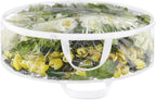Whitmor Clear Wreath Storage Container with Tear Resistant PE Material, 30" Christmas Storage Bag with Reinforced Handle and Zipper for Artificial Wreath, Garland and Holiday Decor Organization