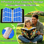 Card Binder for Cards, 9-Pocket Trading Card Binder with 50 Removable Sleeves Fits 900 Cards, Great Creative Design Card Collection Binder Album Gift for Boys Girls Aged 4 to 16 (900 Pockets)
