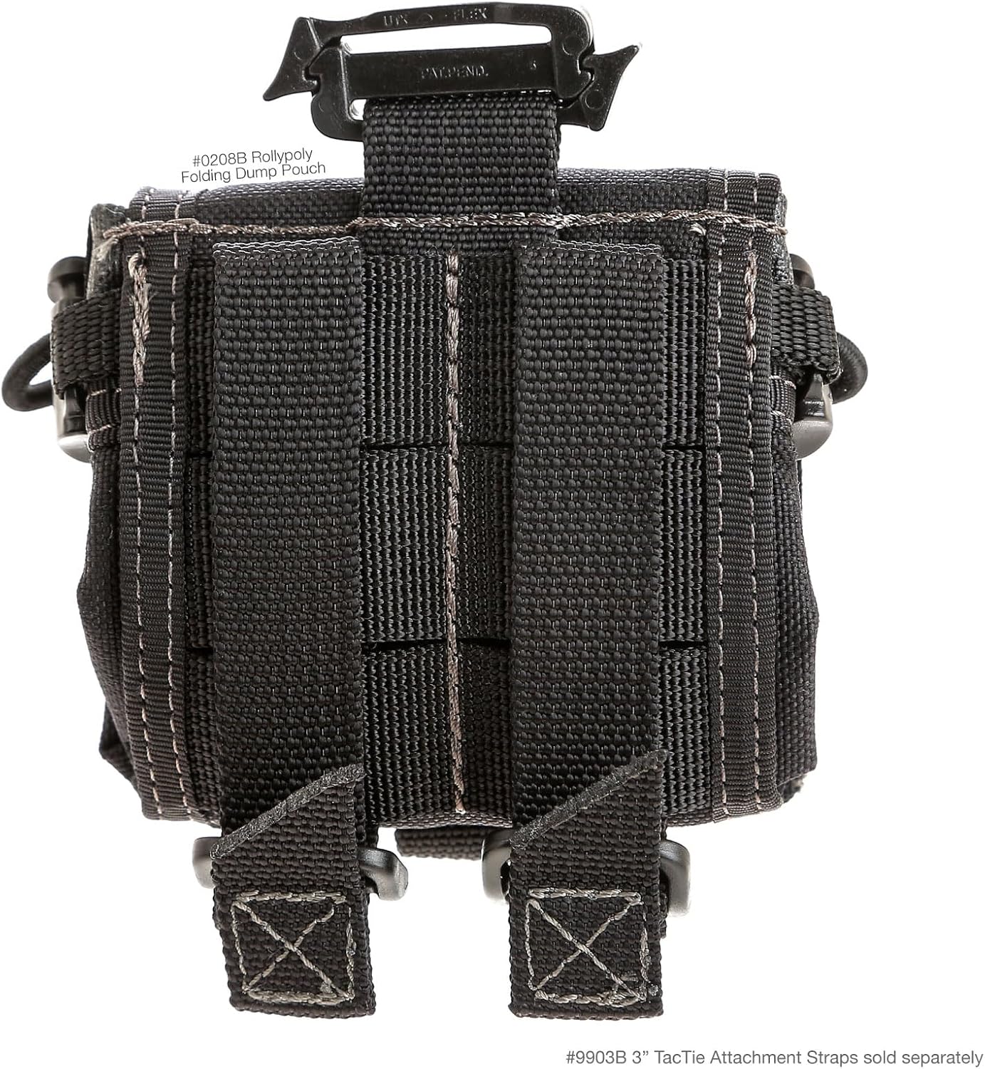 Maxpedition Rollypoly Folding Dump Pouch (Black) 9.4 inch