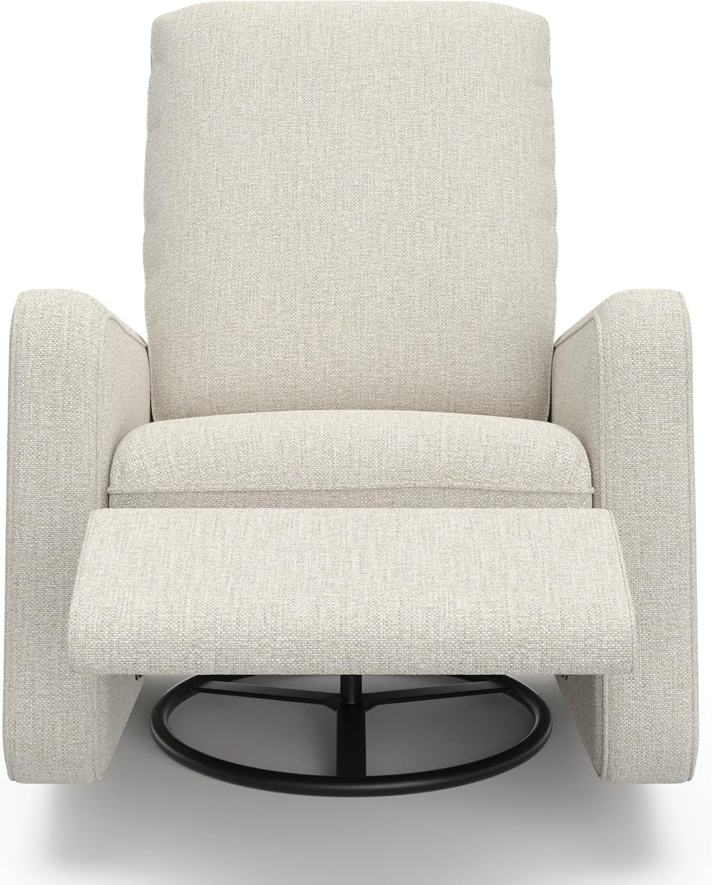 Graco Teddi Power Recliner Swivel Glider, Electronic Power Recline, Oeko-TEX 100 Certified, USB-A & USB-C Charger, Premium Cushioning & Comfort – (Dune Basketweave)