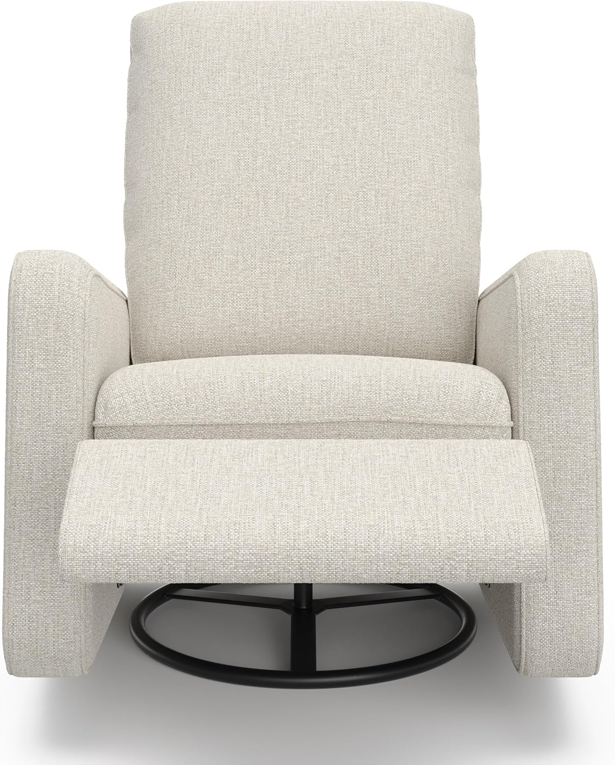 Graco Teddi Power Recliner Swivel Glider, Electronic Power Recline, Oeko-TEX 100 Certified, USB-A & USB-C Charger, Premium Cushioning & Comfort – (Dune Basketweave)