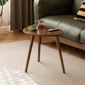Small Oval Coffee Table, Solid Oak Pebble Table for Small Spaces | Solid oak pebble-shaped table with rounded edges creates a stylish small coffee table for apartments, sofas and cozy spaces.