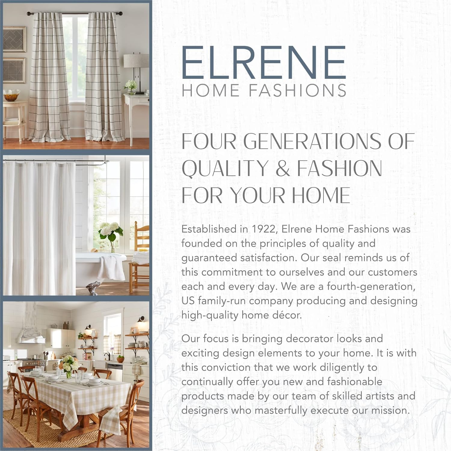 Elrene Home Fashions Serena Single Curtain Rod for Curtains and Drapery with Contemporary Cap Finials, 1-Inch Diameter, 86" - 120" Adjustable Rod, Soft Gold