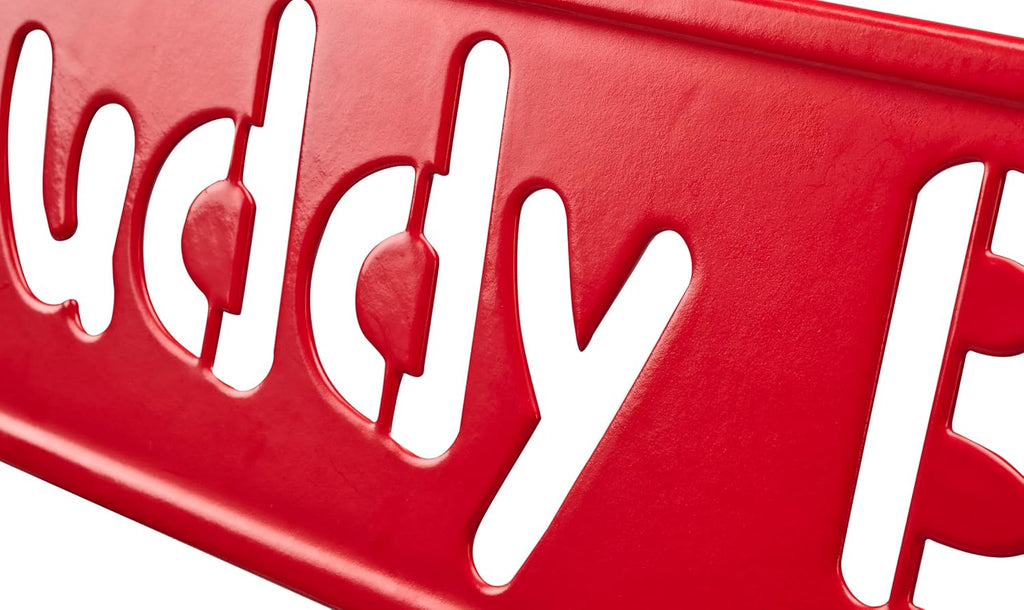 The City™ Series Buddy Benches, Red, 72" L x 12" W x 18.25" H