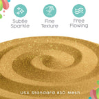 Gold Shimmer Unity Sand, 1 LB (16 oz), Metallic Colored Sand for Weddings, Vase Filler, Home Decor, Crafts, Terrariums, and More