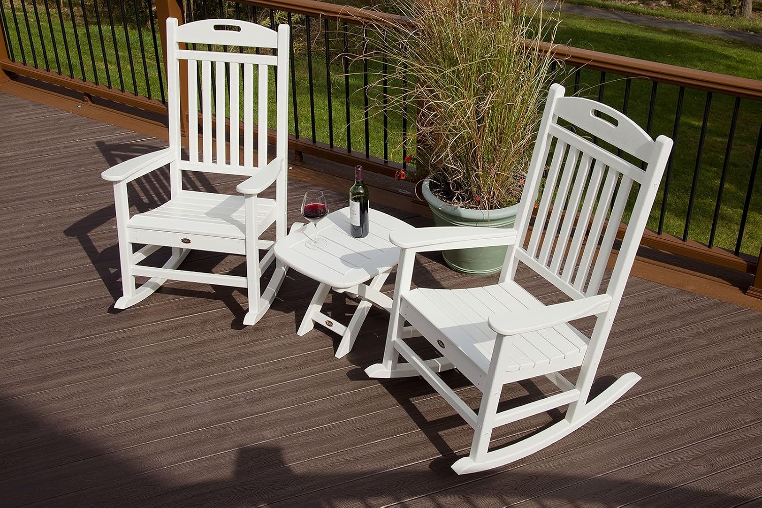 Trex Outdoor Furniture by Polywood TXR100TH Yacht Club Rocking Chair Rocker, Tree House