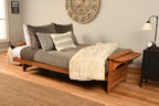 Kodiak Furniture Phoenix Futon Set, Full, Linen Stone