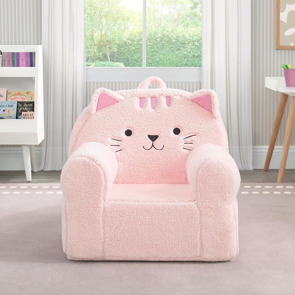 Delta Children Deluxe Cozee Chair, Pink Cat