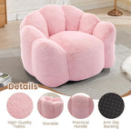 YISHENG Bean Bag Chairs, Large Bean Bag Couch for Adults,Stuffed Single Sofa Chair Comfy Giant Bean Bag Chair with Spacious Design for Playing or Bedroom,Reading Pink
