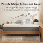 8 Inch Twin Mattress, Memory Foam Twin Size Bed Mattress in a Box, Soft and Comfortable, Pressure Relief, Medium Firm, CertiPUR-US Certified, Fiberglass Free