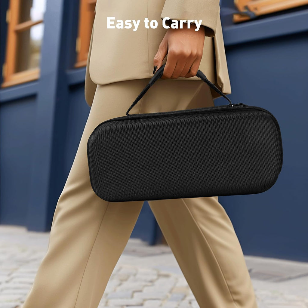 Foluck 4 in 1 Carrying Case for PlayStation Portal Remote Player, Waterproof Hard Case for PS5 Portal with Soft Protective Cover Skin Case, 2 Screen Protector, 4 Thumb Grip Caps, PS Portal Accessories