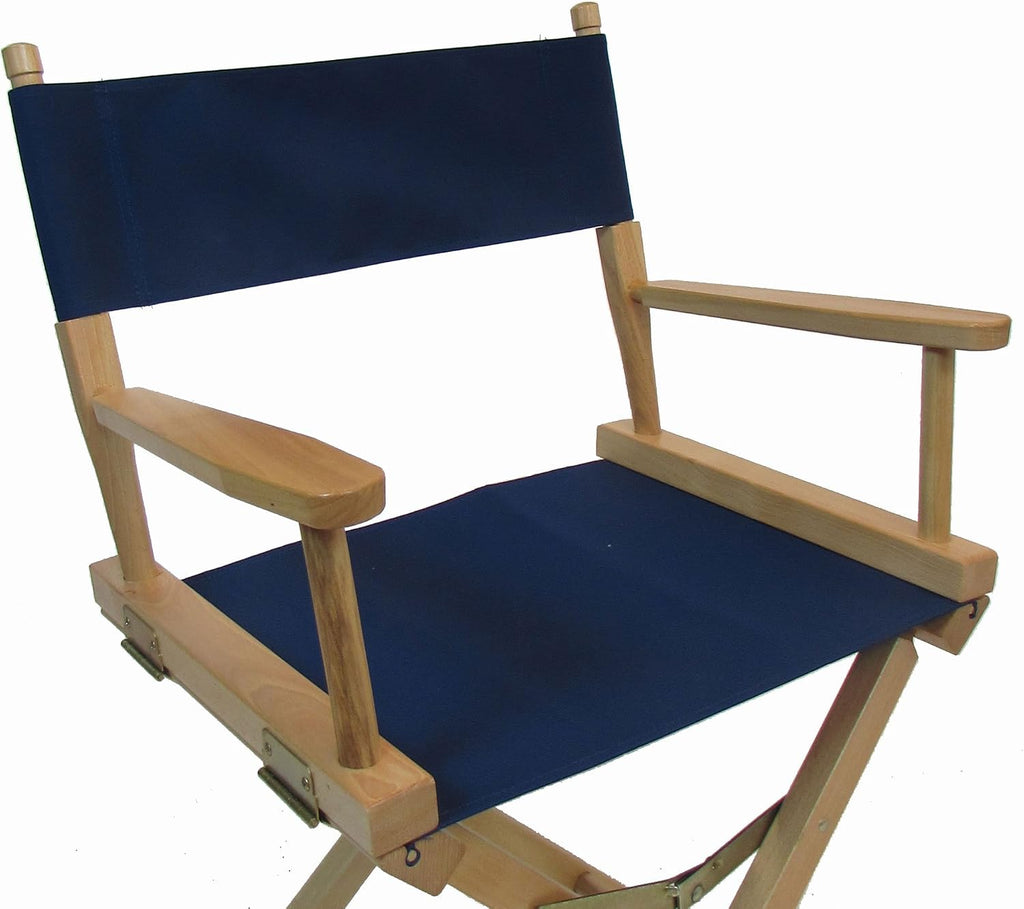 Marine Grade Weather Resistant Directors Chair Replacement Cover (Round Stick) - Marine Blue