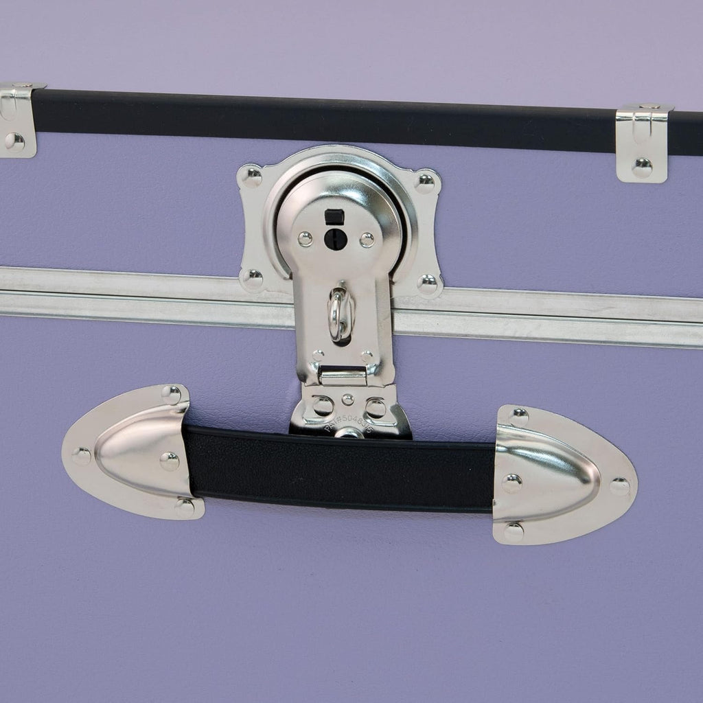 Seward Explorer Trunk with Wheels & Lock, Lilac, 30-Inch