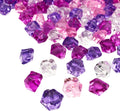 Pack of 200 Decorative Acrylic Crystal Gems, Multi-Color Ice Rocks, Reusable Acrylic Crushed ice Rocks for Home Décor