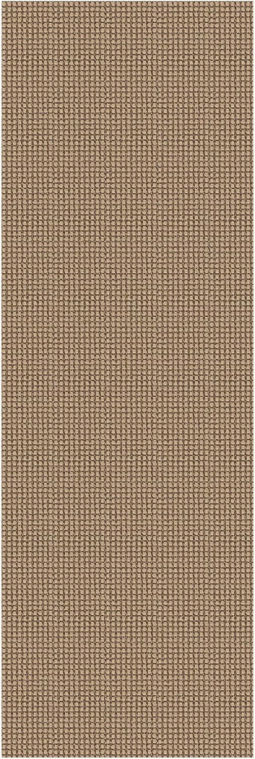 EARTHALL Woven Runner Rug 2x5 Ft Washable Runners for Hallways Cotton Non Slip Rubber Backed Kitchen Runner Braided Indoor Floor Carpet for Entryway, Hallway, Kitchen, Bedroom, Orange/Tan/Brown