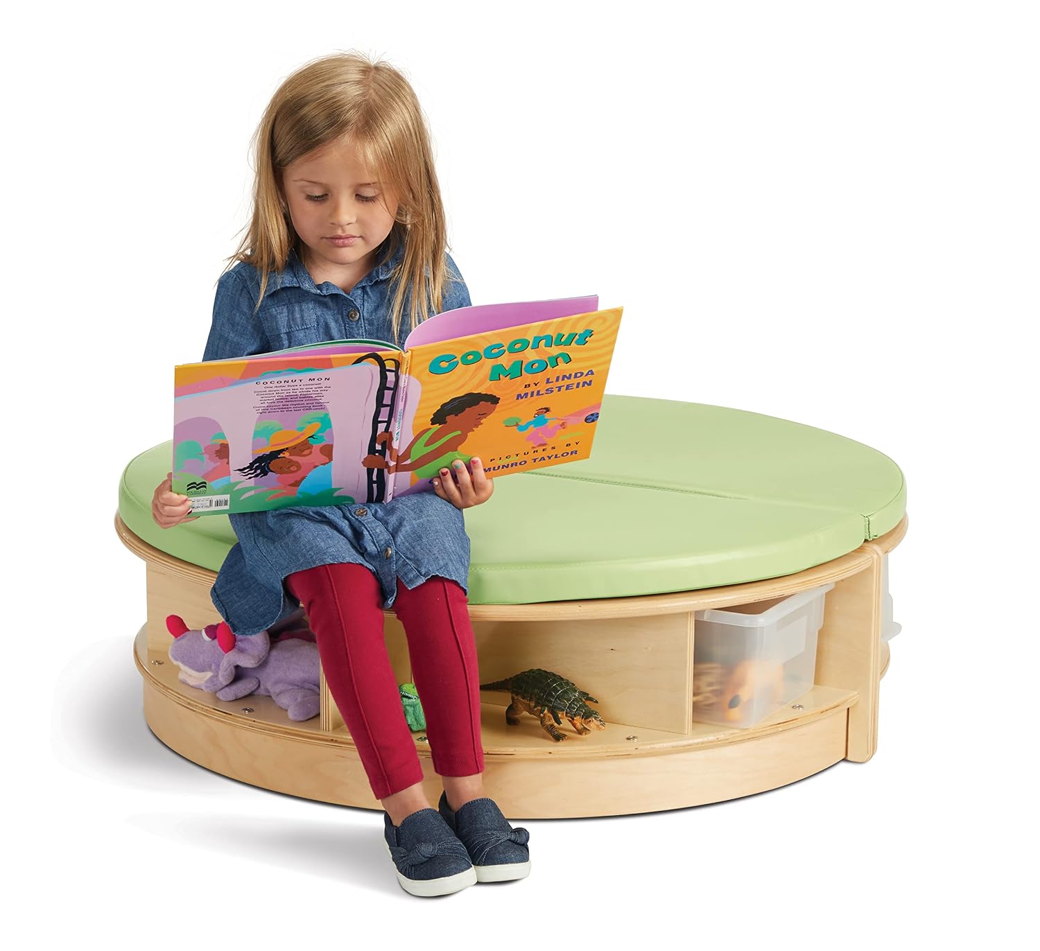Jonti-Craft 37880JC Read-a-Round Semi, Key Lime