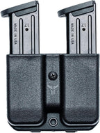 OWB Double Mag Pouch for Glock 17, 19, 22, 23 & More - USA Made - Signature Double Magazine Carrier with Tek-Lok Belt Attachment Clip by Blade-Tech Holsters