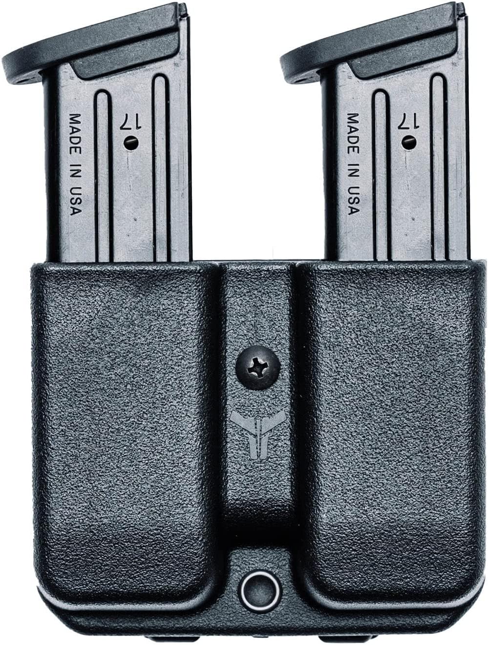 OWB Double Mag Pouch for Glock 17, 19, 22, 23 & More - USA Made - Signature Double Magazine Carrier with Tek-Lok Belt Attachment Clip by Blade-Tech Holsters