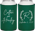 Custom Wedding Can Coolers - 75 Pack - Personalized Gifts - Monogram Wedding Favors | 803