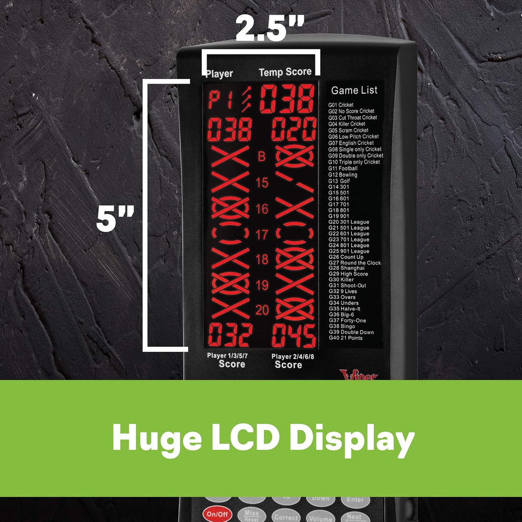 Deluxe Dartboard Cabinet with Integrated Pro Score and Cricket Scoreboard