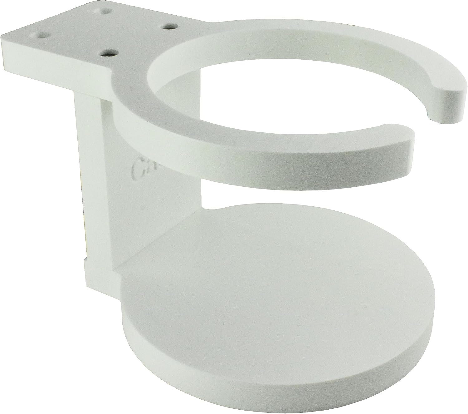 Poly Cup Holder for Adirondack Chair or Patio, Fits Standard- Large Cups (1 Pack, White)