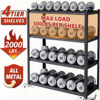 4-Tier Corner Shelf, Corner Bookshelf, Industrial Metal Storage Shelving Unit, Adjustable Storage Stand, Heavy Duty 2000 lbs Capacity, Steel Rack for Pantry, Living Room, 13.8"W×11.8"D×44.1"H