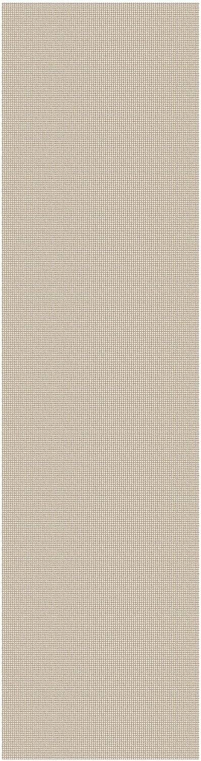 IOHOUZE Washable Runner Rug 2x8 Non Slip Rubber Backed Hallway Runner Entryway Runner Indoor, Kitchen Rugs Woven Cotton Floor Carpet for Kitchen Hall Entrance Bedroom, Cream/Beige