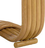 SAFAVIEH Furniture - Asleesh Round Accent Table - Natural Rattan - Fully Assembled - Ideal for Living Room, Bedroom, 16.5" W x 16.5" D x 17.7" H (ACC9901A)