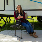 Lippert Scout XL Director Chair with Side Table - Sand
