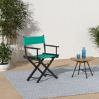Casual Home 18" Director's Chair Honey Oak Frame with Teal Canvas