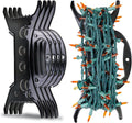 4Pack Christmas Light Storage Holder, All-Purpose Holiday Light Organizer, Black