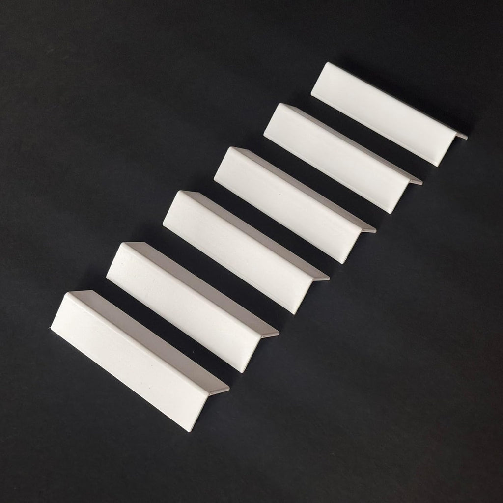 Pro-Tasker Hard-Shell Corner Protector | 3.5" Height x 3/4" Flush Fit Baseboard & Cabinet Guard | Deflects Robot Vacuums | 3D Printed in USA