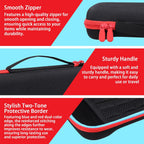 co2CREA Carrying Case for Nintendo Switch 2 (2025), Hard EVA Travel Bag Fits Nintendo Switch 2 Console, Holds 12 Game Cartridges, Organizer for Joy-Con and Accessories – Black