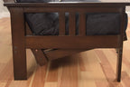 Kodiak Furniture Monterey Queen-size Futon, Storage Drawers, Espresso Finish with Oregon Trail Java Mattress