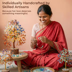 Chakra Tree of Life Birthday Gifts for Women, Mom, Sister, Friends, Handmade Healing Crystal Tree Bring Money, Positivity & Good Luck, Boho Home, Room and Office Desk Decor, Unique Fathers Gift