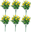 6 Pcs Artificial Lemon Branches Artificial Fruit Lemon Tree Greenery Decoration Faux Lemons Picks for Farmhouse Kitchen Home Table Decor Stem Fruits for Home Spring Summer Decor