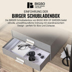 STORE.IT Bigso Box Birger 943154144 Storage Box with Drawers 33 x 25 x 14.5 cm Grey
