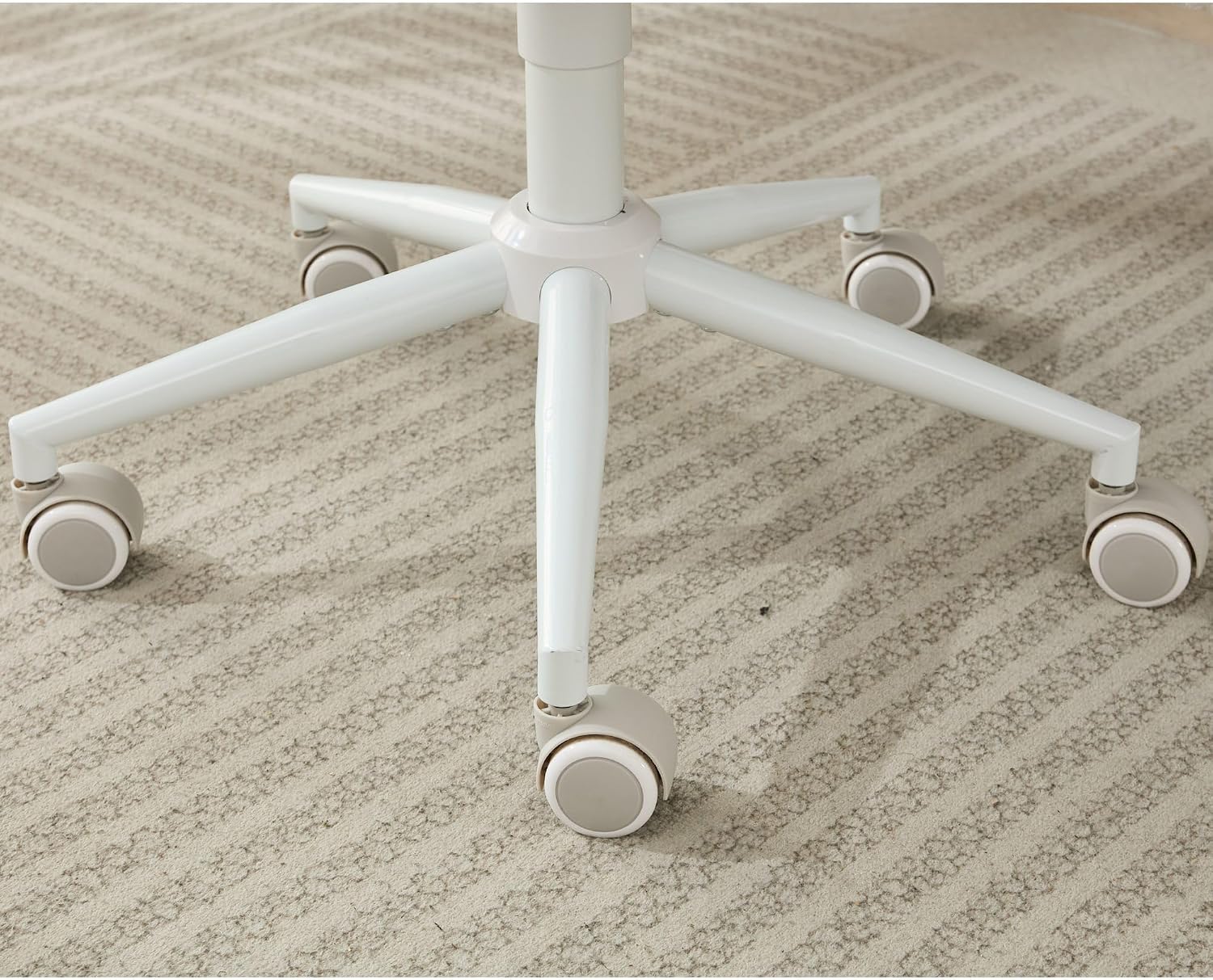 Meditation Chair Plus, Cross Legged Kneeling Office Chair with Wheels, Adjustable Swivel Stool, Lumbar Support, Ergonomic Criss Cross Desk Chair, Ivory, Silla de rodillas ergonómica (Lovry)