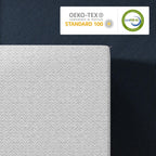 BedStory 3 Inch Queen Size Extra Firm Mattress Topper, Quiet Luxury Memory Foam Pad for Pain Relief, Bamboo Charcoal & Green Tea Infusion, Skin-Friendly, CertiPUR-US Certified