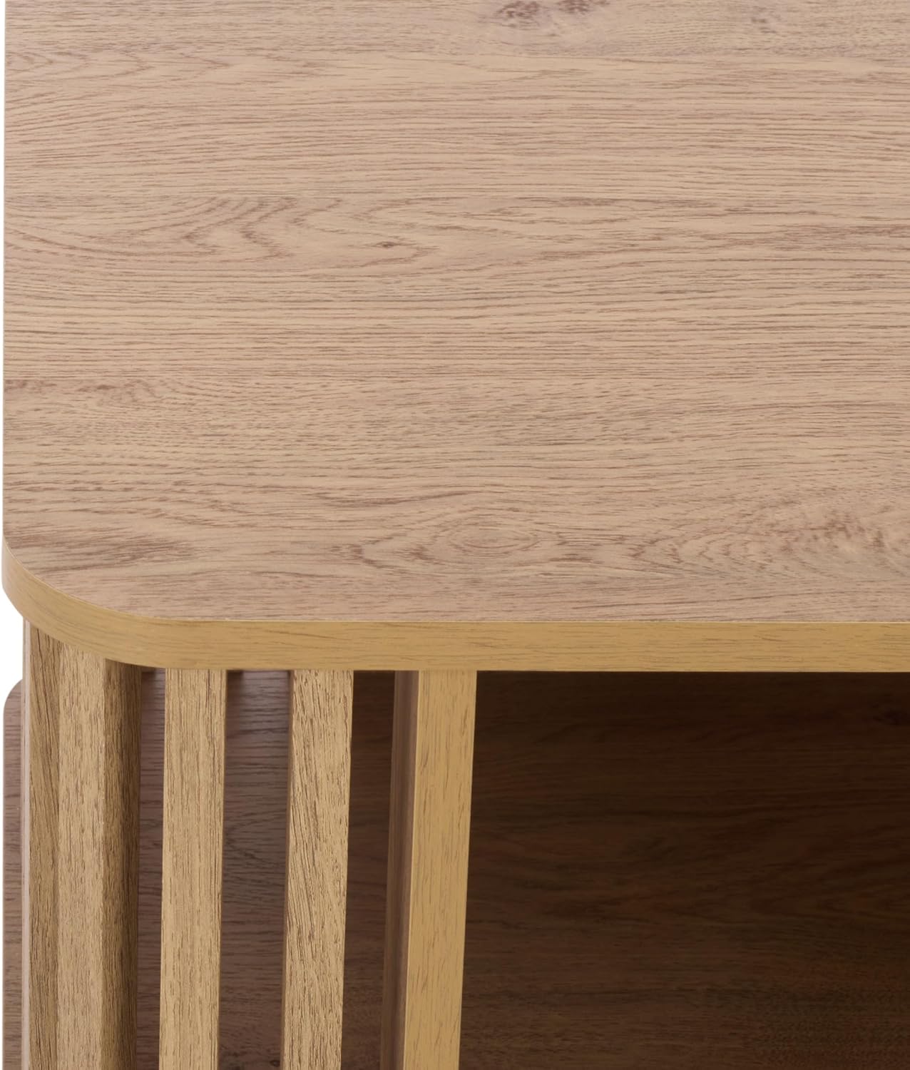 SAFAVIEH Home Collection – Kiyoshi Square Accent Table, Oak Finish & Black Metal Legs, Modern Accent Table for Living Room or Bedroom (ACC3600A)