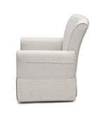 Delta Children Upholstered Glider Swivel Rocker Chair, Sand