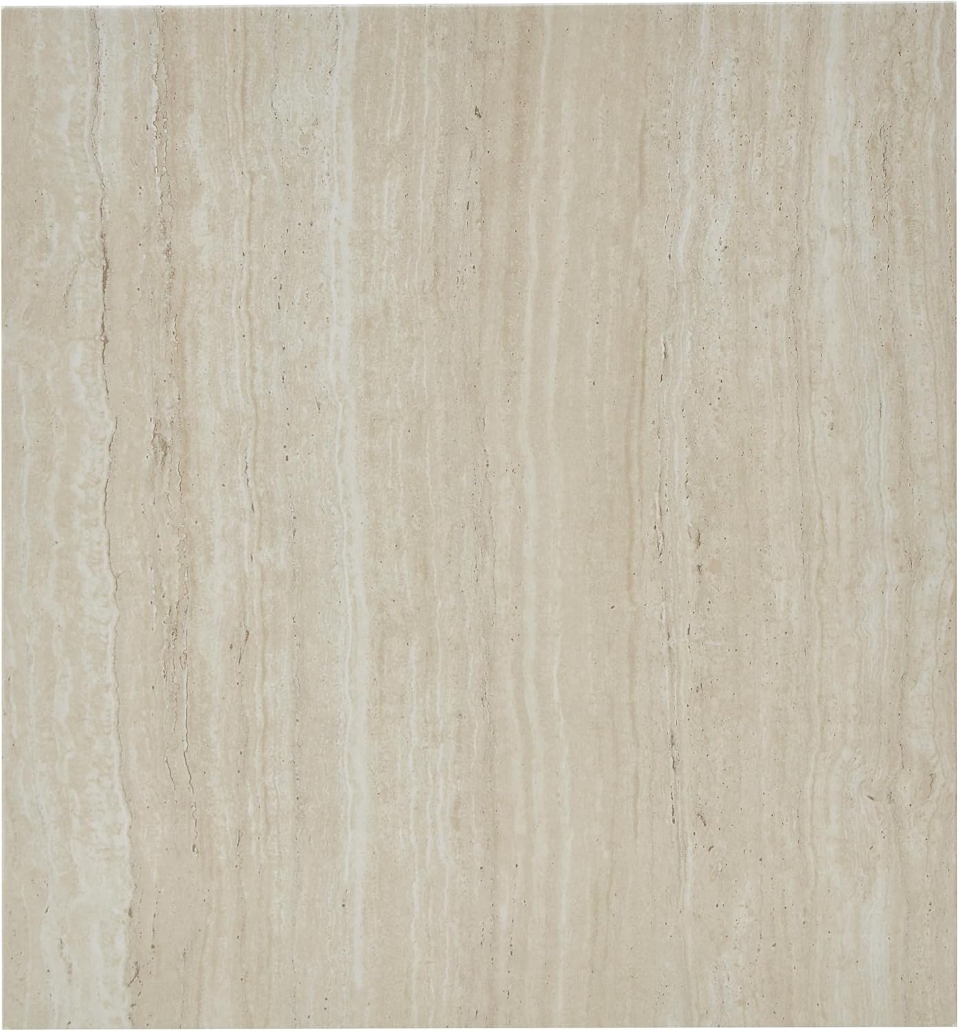 Roundhill Furniture Cavira Modern Faux Marble Living Room End Table, Beige