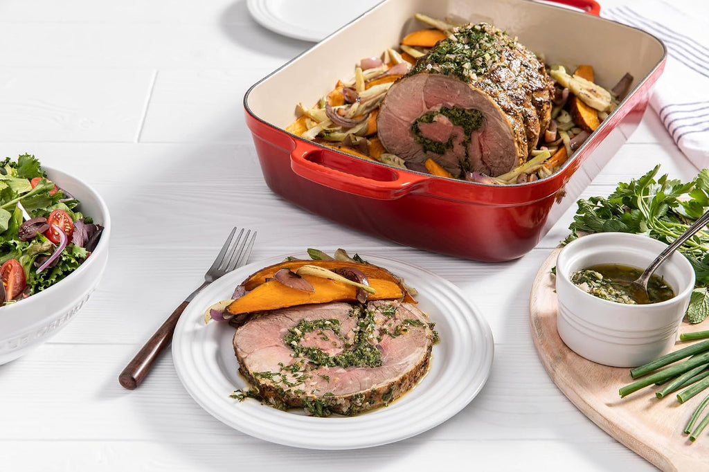 Le Creuset Stoneware Set of 4 Dinner Plates, 10.5" each, White
