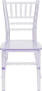 BizChair Child’s Transparent Crystal Resin Party and Event Chiavari Chair for Commercial & Residential Use