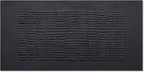 NANKAI Art Hand-Painted Black Thick Texture Abstract Art Oil Painting Contemporary Minimalist Style Art Living Room Office Corridor Wall Decoration Oil Painting 24x48 inches