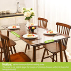 ETECHMART Clear Round Table Cover Protector 42'', 2.0mm Plastic Desk Mat | Waterproof , Non-Slip , Heat-Resistant, Anti-Scratch , Transparent PVC Table Pad for Dining Table Kitchen Office Desk Dresser